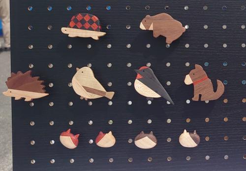 木のどうぶつのデザイン