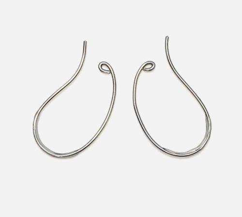 【送料無し】痛くないイヤカフ金具（シルバーカラー）